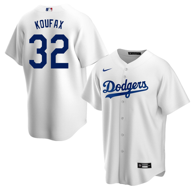 Nike Men #32 Sandy Koufax Los Angeles Dodgers Baseball Jerseys Sale-White